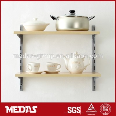 Wall Adjustable Wooden Storage Warehouse Shelving Systems