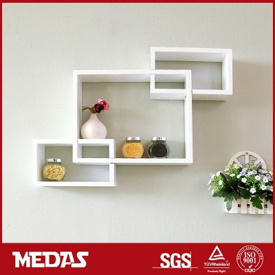 wooden cube wall shelf modern furniture